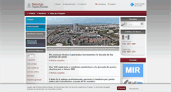 Desktop Screenshot of bellvitgehospital.cat